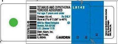 Tetanus and Diphtheria Toxoids Adsorbed